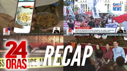 24 Oras: (Part 3) Mga nasawi sa baha, isinisisi sa korapsyon | Hiling na komisyon vs EJK | Kapuso stars sa Christmas tree lighting events, atbp.