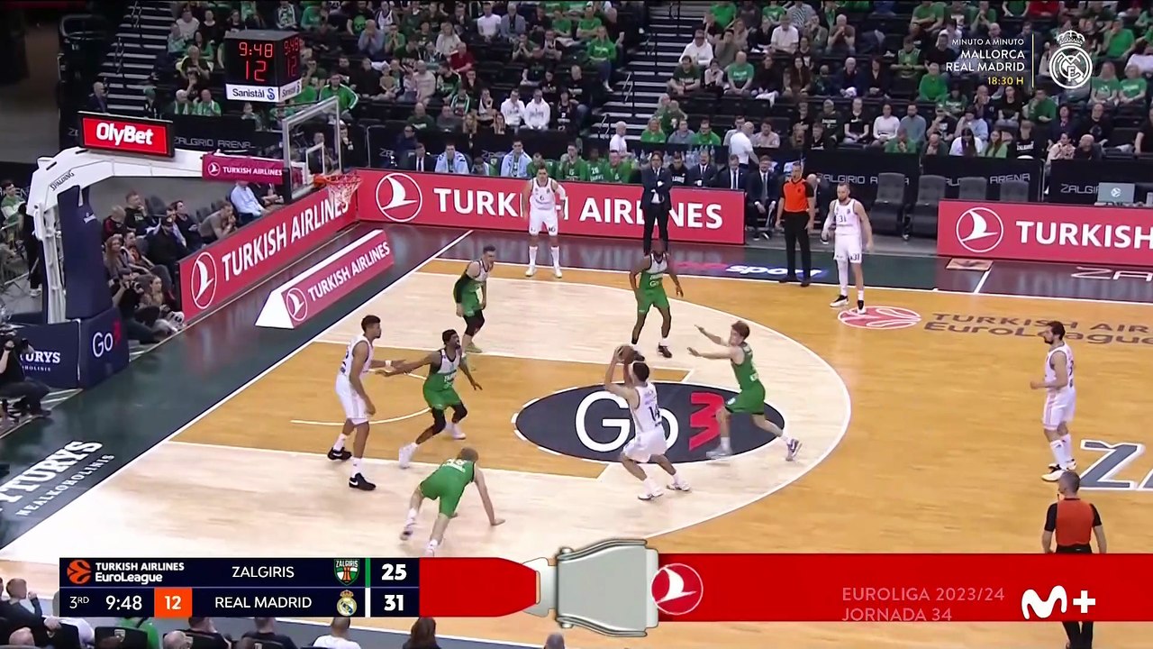 Real Madrid Baloncesto Zalgiris Kaunas Euroleague 2024