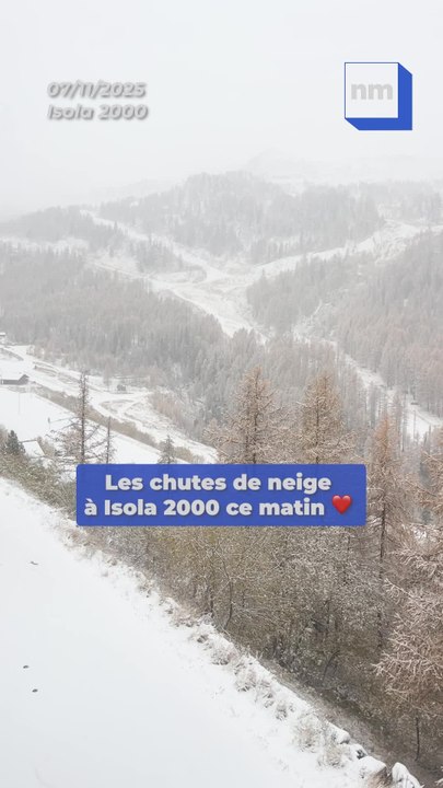 Découvrez les superbes images des chutes de neige dans cette station des Alpes-Maritimes