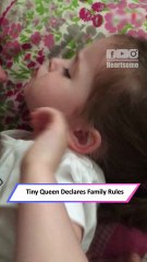 Toddler Declares Mom Out of the Family—Hilarious Tiny Monarch Moment!|| Heartsome 💖