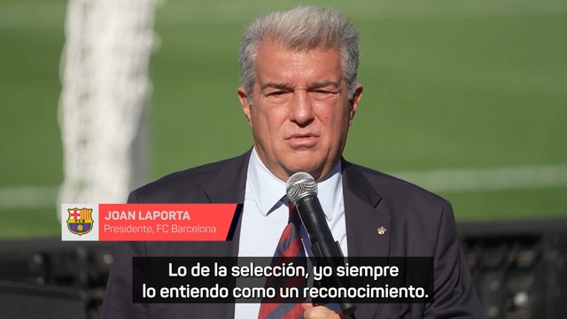 Joan Laporta: Pediría a España que dosifique a Lamine