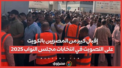 إقبال كبير من المصريين بالكويت على التصويت في انتخابات مجلس النواب 2025