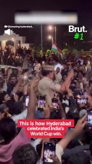 Crowds celebrated India’s first-ever Women’s World Cup win