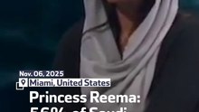 Princess Reema 56% of Saudi Economy Now Non-Oil