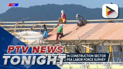 Underemployment cases in the construction sector increased according to PSA Labor Force Survey