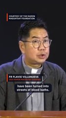 Accepting Asia's highest honor, Father Flavie calls for drug war truth commission