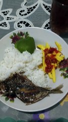 Monday Lunch " ikan Laut goreng sambal mangga "