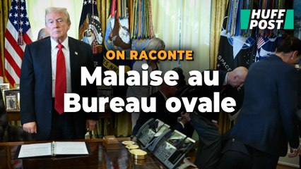 L’histoire derrière cette photo de Donald Trump immobile après avoir assisté à un malaise