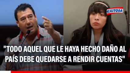 Edwin Martínez sobre Betssy Chávez: "Todo aquel que le haya hecho daño al país debe quedarse a rendir cuentas"