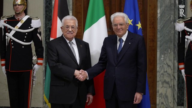 Mattarella riceve Mahmoud Abbas, L'Anp è un interlocutore fondamentale