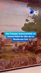 Une fresque monumentale au nouvel hôtel de ville de La Roche-sur-Yon