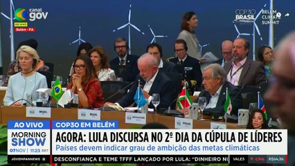 Lula na Cúpula dos Líderes: “Brasil não tem MEDO de DISCUTIR transição energética”