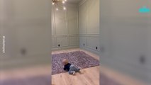Baby's Surprise First Steps Caught on Camera