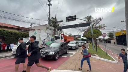 Transito nos arredores da F1 em São Paulo.