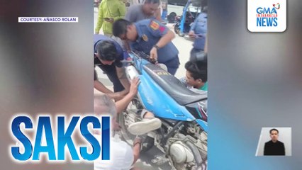 Binti ng bata, naipit sa gulong ng motorsiklo | Saksi