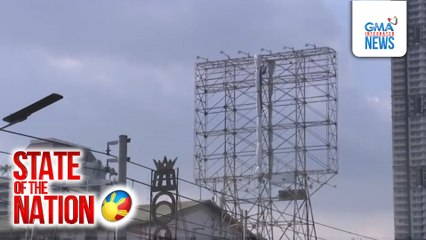 Signal No. 3, posibleng itaas sa Metro Manila; Ilang billboard, tinupi | SONA