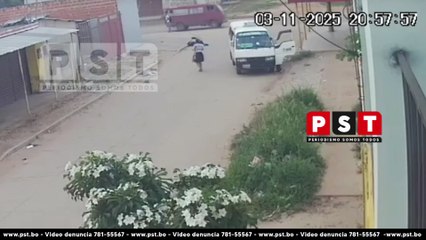 Cámaras de seguridad captan grave accidente