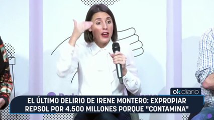El último delirio de Irene Montero: expropiar Repsol por 4.500 millones porque "contamina"