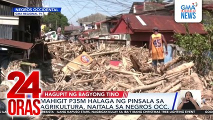 Mahigit P35M halaga ng pinsala sa agrikultura, naitala sa Negros Occidental | 24 Oras
