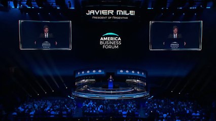 Javier Milei:  “Como todos bien saben mi partido viene de una victoria histórica en las elecciones legislativas"