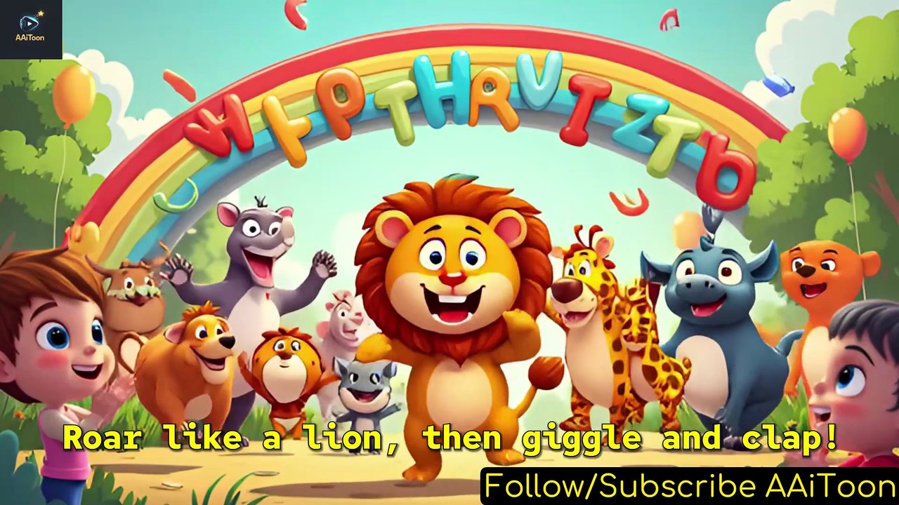 🐯 WILD A-Z Animal Dance-Off! Epic Alphabet Song with Actions! 🎵