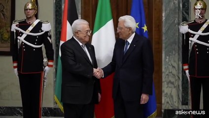 M.O,Quirinale: Mattarella ha ricevuto Presidente Palestina Mahmoud Abbas
