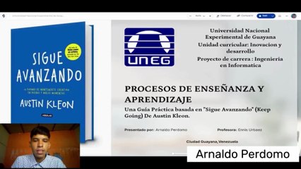 Exposicion del libro: Sigue Avanzando (Dos Primeros Capitulos)- Presentado por Arnaldo Perdomo