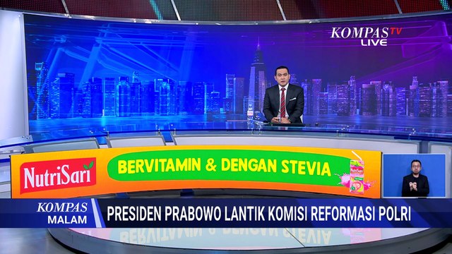 Presiden Prabowo Lantik Komisi Reformasi Polri, Jimly Asshiddiqie Ditunjuk Jadi Ketua | SAPA MALAM
