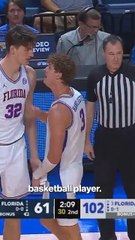 Gator fans finally see the tallest player in college hoops HISTORY!