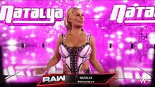 WWE 2k25 - Raw - Natalya vs Brie Bella