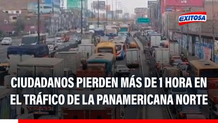 Los Olivos: Ciudadanos pierden más de una hora en el tráfico de la Panamericana Norte