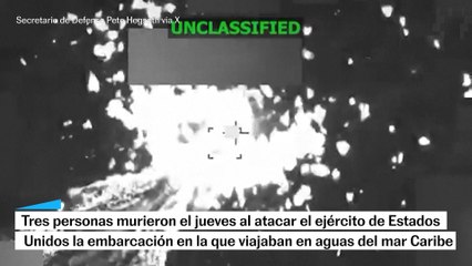 Estados Unidos hunde el barco 18 en el Caribe