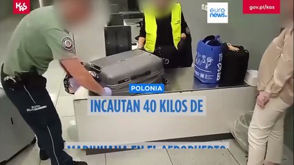 Incautan 40 kilos de cannabis en el aeropuerto de Varsovia provinientes de Bangkok