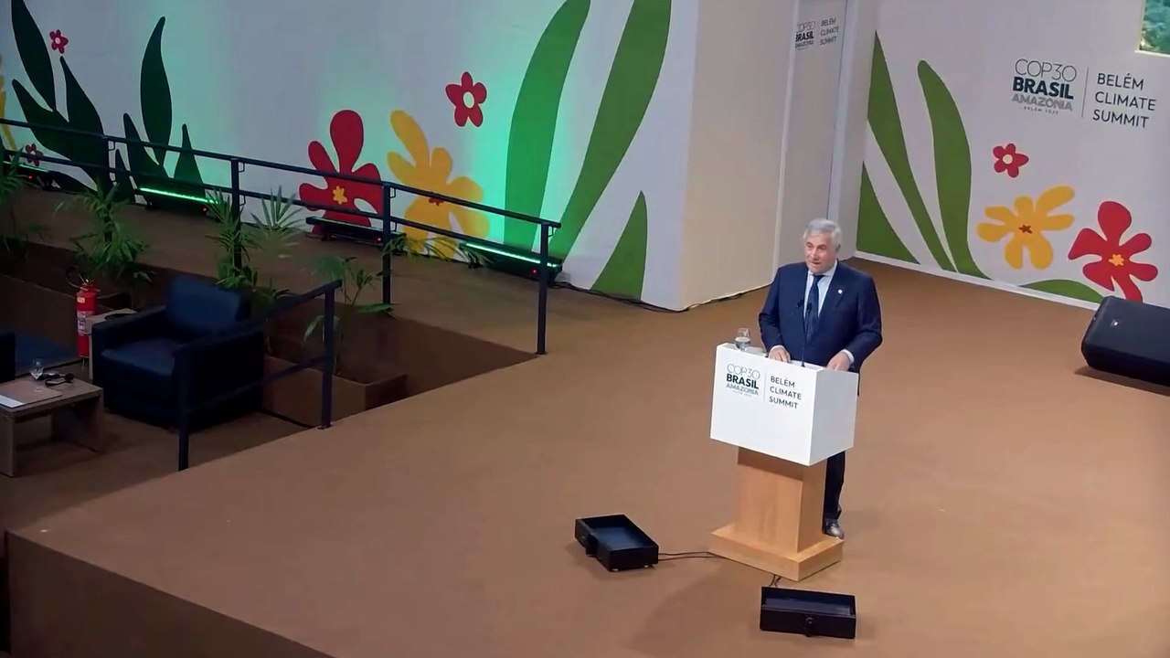 Tajani - Da Belem in #Brasile, il mio intervento al vertice della #COP30 (07.11.25)