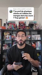 Un prof de physique chimie qui utilise les mangas