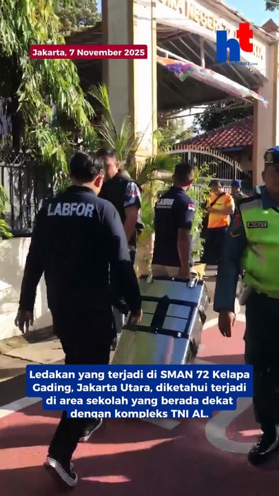 Ledakan SMAN 72 Jakarta Utara, Terduga Pelaku Dilarikan ke Rumah Sakit