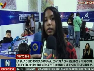 Falcón | Sala de Robótica Comunal formará estudiantes para contribuir al desarrollo del país