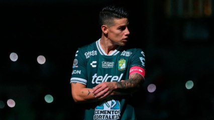 James Rodríguez ya no está agusto en León; el colombiano se ve frustrado hasta en los entrenamientos