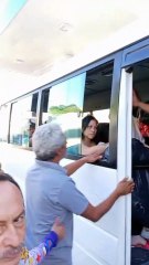 Pasajeros pelean por asientos en buses rapiditos de Valle de Ángeles