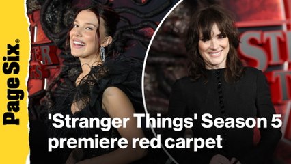 'Stranger Things' Season 5 premiere red carpet: Millie Bobby Brown, Winona Ryder, Sadie Sink and more