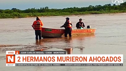 2 hermanos fallecieron ahogados