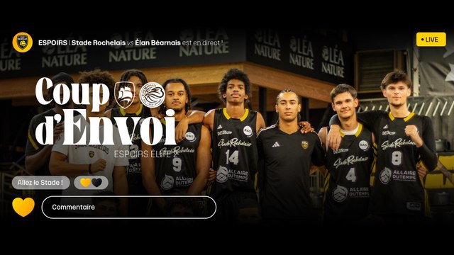 LIVE ESPOIRS ÉLITE 2 - Stade Rochelais vs Pau