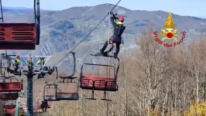 Vigili del fuoco sul Cimone per un addestramento in vista della stagione sciistica