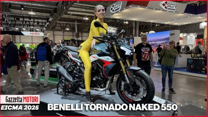 La Benelli Tornado Naked Twin 550 vista da vicino: un design tutto italiano
