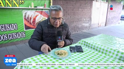 Raúl Flores termina la semana desayunando en “Tacos Dann”
