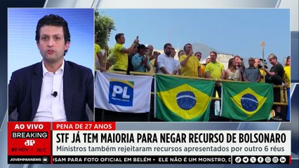 Ghani, Piperno, Trindade e Musa analisam maioria no STF para manter condenação de Bolsonaro