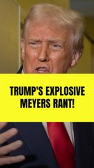 President Donald Trump Drags 'Deranged Lunatic' Seth Meyers as He Calls His Show 'Illegal'