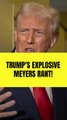 President Donald Trump Drags 'Deranged Lunatic' Seth Meyers as He Calls His Show 'Illegal'