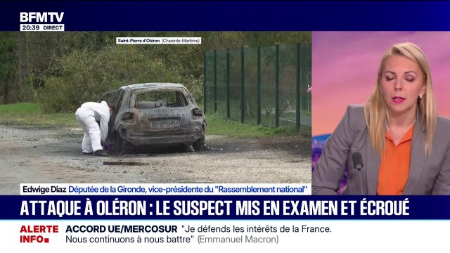 Collaboratrice parlementaire grièvement du RN blessée lors de l'attaque à Oléron: Aujourd'hui, heureusement, ses jours ne sont pas en danger , affirme Edwige Diaz (RN)