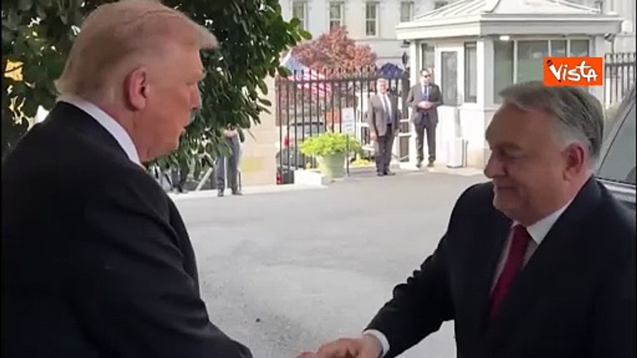 Trump riceve il premier ungherese Orban alla Casa Bianca